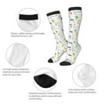 thumbnail image 4 of Picia Women Crew Soft Moisture-wicking Socks Easter Rabbit Pattern Design Cotton Socks, One Size fit All, 4 of 9