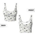 thumbnail image 6 of Sports Bra For Women, Minimalist Cool Horses Polka Dots Sports Bras For Women High Support, Workout Tank Tops Woman With Removable Cups, 6 of 8