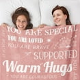 thumbnail image 6 of Get Well Blanket, Breast Cancer Gifts for Women, Get Well Soon Gift for Mom Sister Friend Coworker, Feel Better After Surgery Gifts, Sympathy Inspirational Healing Blanket, 6 of 6