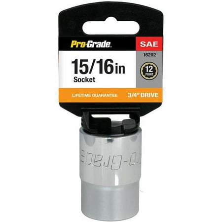 UPC: 0035794162016 | Pro-Grade 16202 0.75 Drive x 0.93 in. 12 Point Socket