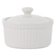 thumbnail image 1 of 1 PC Hermosa cerámica Soufflé hornear tazón encantador cuenco al vapor con tapa, 1 of 7