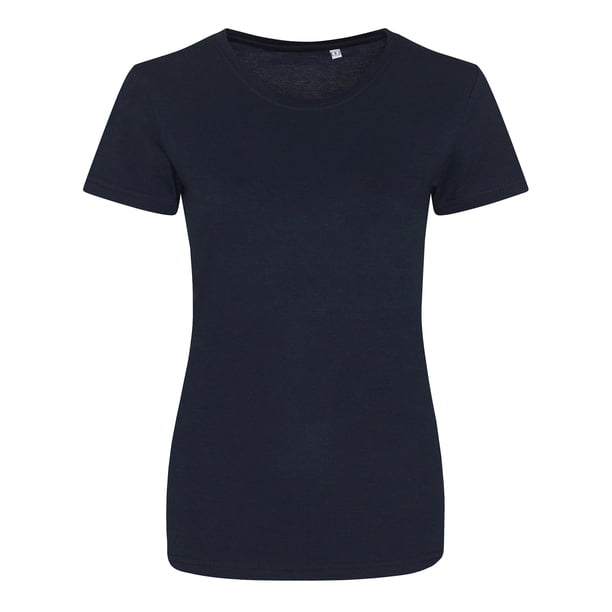 AWDis - Camiseta entallada para mujer (Azul Marino Sólido)