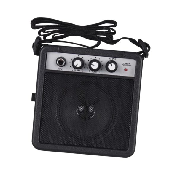 Youkk Electric Guitar Amp Guitar Amp for Amplifier black Practice Perforance Stage Daily for black 12.5x12.5x6cm