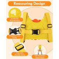 thumbnail image 4 of Correa para caminar para niños pequeños, correa de arnés de seguridad para niños 4 en 1, arnés para bebés con cerraduras de seguridad para niños, correa para niños (león), 4 of 5