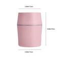 thumbnail image 3 of Uandlove Humidifier Large Room Usb Rechargeable Humidifier Home Office Desk Humidifier Bedroom Hydration Meter Portable Humidifier Pink, 3 of 8