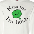 thumbnail image 4 of Inktastic Kiss Me I'm Irish Long Sleeve T-Shirt, 4 of 5