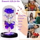 thumbnail image 4 of CaiYueKe LED Rose Night Light with Butterflies Glass Dome Preserved Flower Romantic Gift for Women Valentine's Day Birthday Christmas Home Decor, 4 of 8