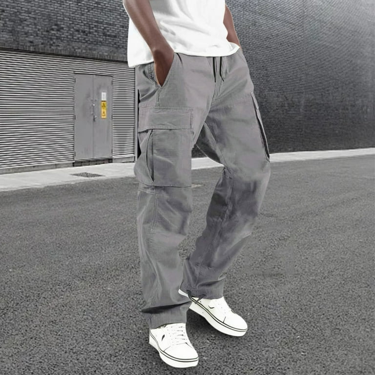 Nylon track pants men sale