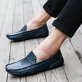thumbnail image 6 of Men's Casual Fashion Leather Shoes Comfortable Lazy Loafers Outdoor Driving Work, 6 of 6