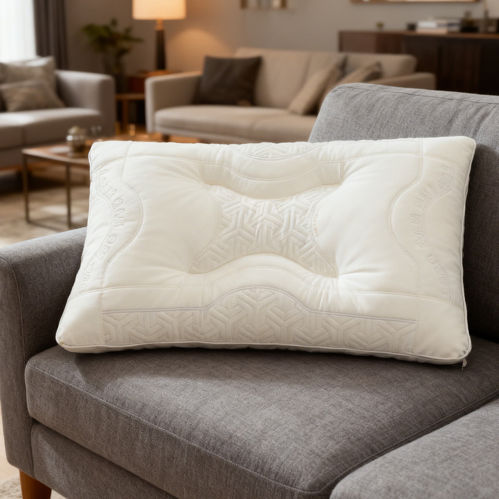 Dvumao Throw Pillows, Class A Latexs Pillows Sleep-friendly Latexs Pillows With Neck Support Woman And Baby Grade Coolings Silk Pillows Suitable For Home Or Hotel Use, Teens Gifts