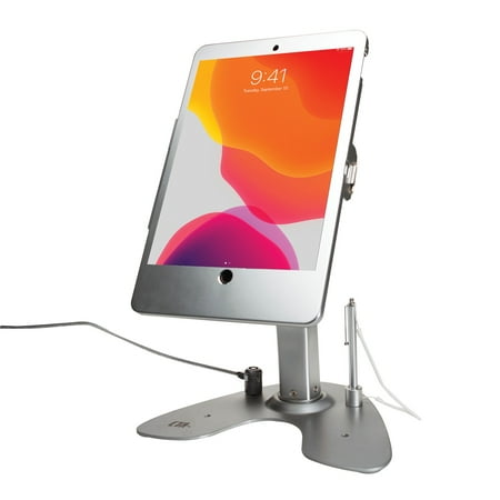 CTA Digital - Dual Security Kiosk Stand with Locking Case and Cable for iPad 10.2-Inch 7th Generation