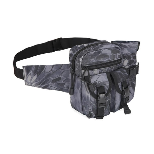 Paquete de cintura bolsa soporte de botella de agua impermeable ejército gris oscuro