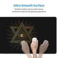 thumbnail image 5 of DouZhe Large Mouse Pad, All Seeing Eye Illuminati Non-Slip Waterproof Rubber Keyboard Office Desk Pads Mousepad, 29.5 x 15.8 inches 3mm Thick, 5 of 7