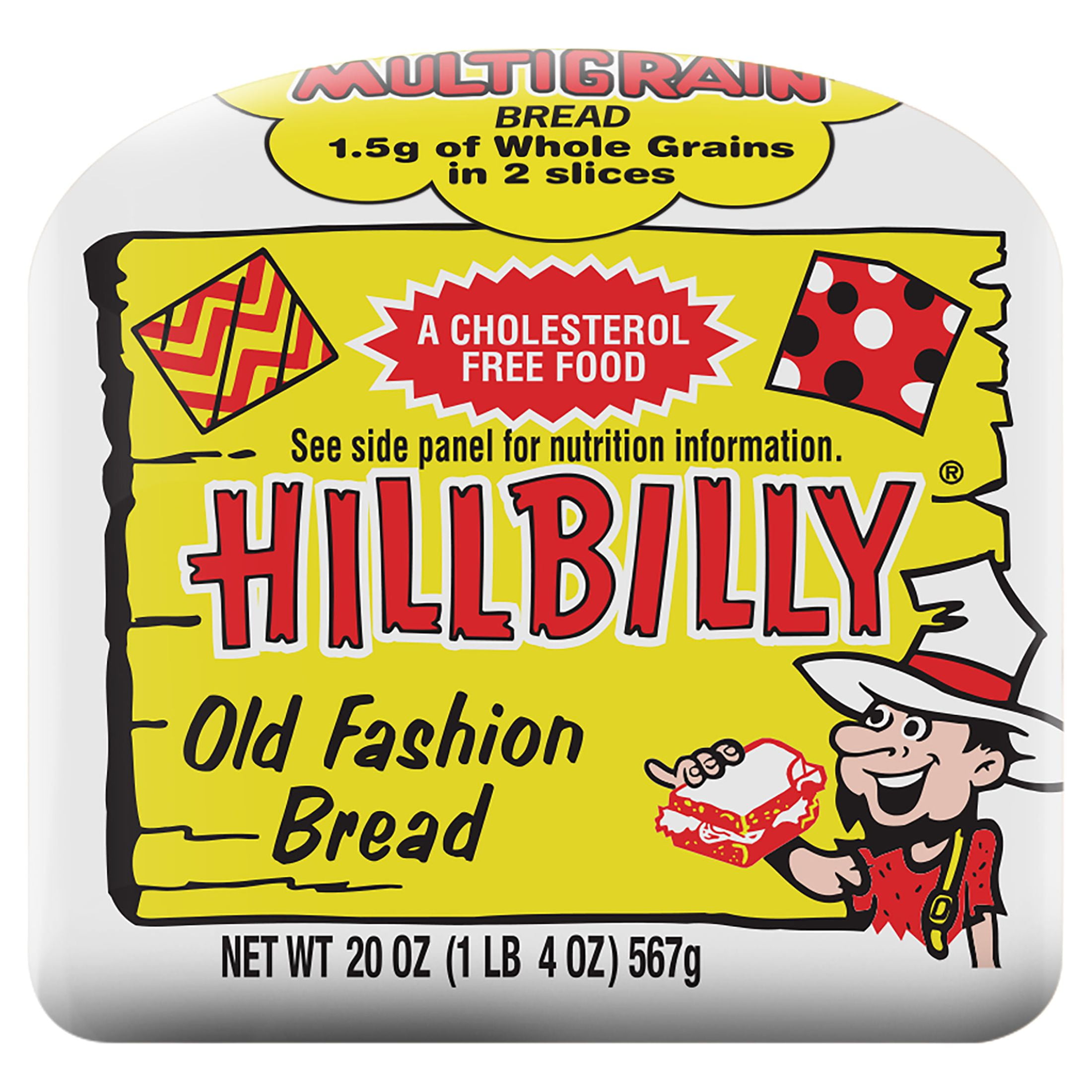 Hillbilly Old Fashion Bread Loaf, 20 oz, 22 Count