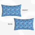 thumbnail image 4 of Kdxio Cotton Pillow Cases 16"x24" Pillowcases,Soft and Breathable Bedroom Pillow Cases-Blue Fish, 4 of 8