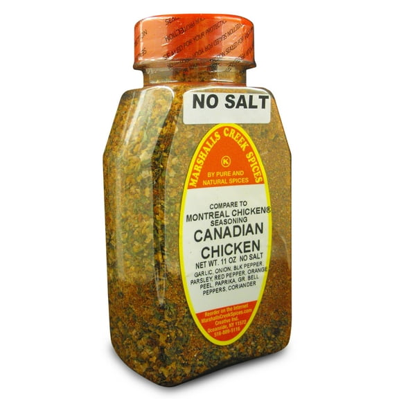 Marshalls Creek Spices CANADIAN CHICKEN NO SALT (COMPARE TO MONTREAL SEASONING Â®) 11 ounce