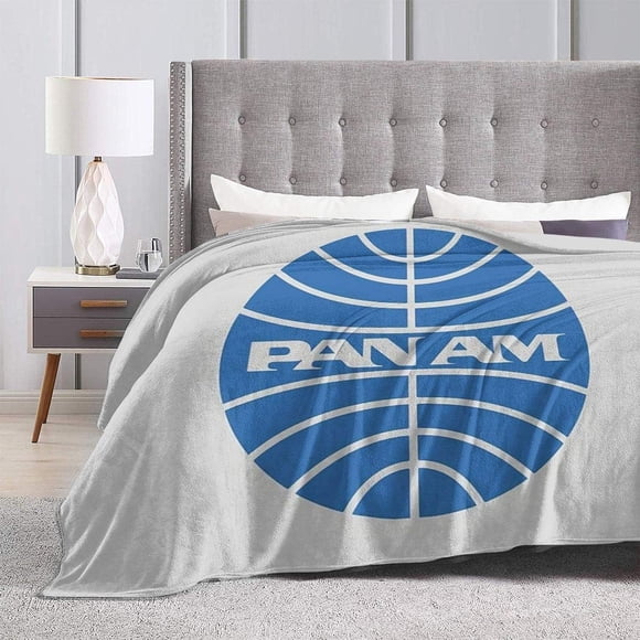 Soft Throw-Blankets Bedroom Decor Pan Am Airways Ultra Soft Micro Fleece Blanket 50X40inches