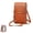 Brown, variant on Women's Touchscreen Crossbody Phone Bag, Anti-Theft Leather Messenger Purse, Anti-Theft Wallet with Shoulder Strap