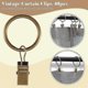 thumbnail image 5 of 40 Pack Vintage Curtain Clips, Strong Metal Decorative Rustproof Drapery Curtain Ring with Clip Bron hwy, 5 of 5