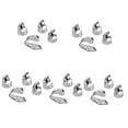 thumbnail image 4 of 5 Pack Guitar Pick Hot Glue Finger Protectors Keychain Silver, 4 of 8