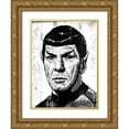 thumbnail image 1 of Shigley, Neil 25x32 Gold Ornate Wood Framed with Double Matting Museum Art Print Titled - Spock, 1 of 4