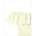 thumbnail image 3 of Mikrdoo Kid Girls Clothes 8Y,9Y,10Y,11Y,12Y Girls Straps Off Shoulder Crop Tops and Pants Set 2Pcs Spring Fall Outfits Apricot, 3 of 5