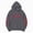 Dark Gray, variant on Men’s Sweatshirts Long Sleeve Pullover Patchwork Plaid Jacquard Hoodie Casual Drawstring Hoody Top(XS,Black)