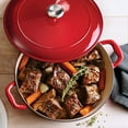 thumbnail image 2 of Tramontina Gourmet Enameled Cast Iron Covered Round Dutch Oven - Gradated Red, 2 of 8