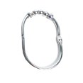 thumbnail image 2 of Advancent 12 ganchos para cortina de ducha de hierro inoxidable, anillos para colgar cortinas Tratamientos de ventanas No.01 Advancent HA0132-01B, 2 of 6