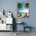 thumbnail image 7 of Diamond Art Kit for Adults, Beach Serenity Palms Ocean Chairs Diamond Painting for Adults Beginners, 5D DIY Diamond Art Painting Kits, Colorful Diamond Painting Craft for Home Decor 12x16, 7 of 7