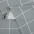 thumbnail image 5 of (2 pack) Mainstays Windowpane Fabric Tablecloth, Grey, 60"W x 102"L Rectangle, 5 of 6