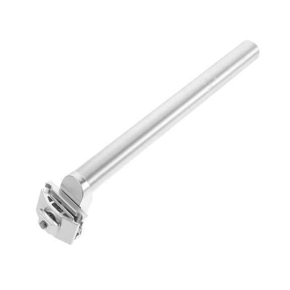 WEUVEB Durable Aluminium Bike Seat Post for Road Fixed Gear and Mountain Bicycles Plated Silver Finish