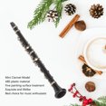 thumbnail image 4 of Dollhouse Clarinet, Exquisite Miniature Clarinet Model  For Music Lover For Study, 4 of 8