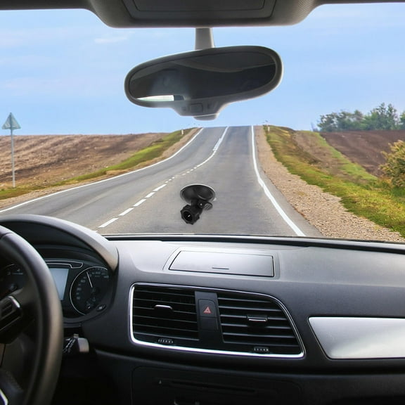 Hemoton Car Camera Mount 360-Degree Rotating Suction Cup for Windshield Recorder Bracket for Dash Cams and GPS Devices