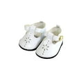 thumbnail image 3 of 2 Pack of Mary Janes with Buckles White and Black For 14 Inch Dolls, 3 of 3