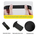 thumbnail image 3 of 2 Pack Sleep Eye Mask Shade Cover 100% Blackout Sleep Eye Masks for Sleeping Sleep Masks Suitable for Lunch Break Trave Camping Usage (Grey), 3 of 5