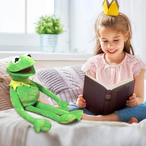 Kermit Frog Puppet, The Muppets Show, Soft Hand Frog Stuffed Plush Toy,  Gift Ideas for Boys and Grils - 24 Inches 