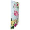 thumbnail image 4 of Northlight Tropical Flamingo Spring Outdoor House Flag 28" x 40", 4 of 8
