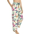 thumbnail image 2 of Balery Cute Flower print Women's Pajama Pants,Ultra Lightweight Pjs,Lounge Pant-Small, 2 of 9