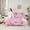 Purple Pink, variant on Feelyou Kawaii Green Frog Twin Bedding Sets 7-Piece for Kids, Cartoon Strawberry Fruit Bedding Comforter Set, Girly Pink Buffalo Reversible Sheet Sets, Lightweight Room Decor