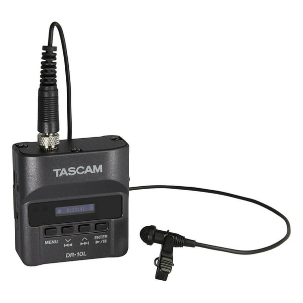 Tascam Enregistreur Audio Portable avec Micro Lavalier DR-10L