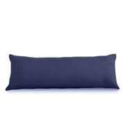 Evolive Ultra Soft Microfiber Body Pillow Cover/Pillowcases 21"x54" with Hidden Zipper Closure (21"x54" Body Pillow Cover, Navy)