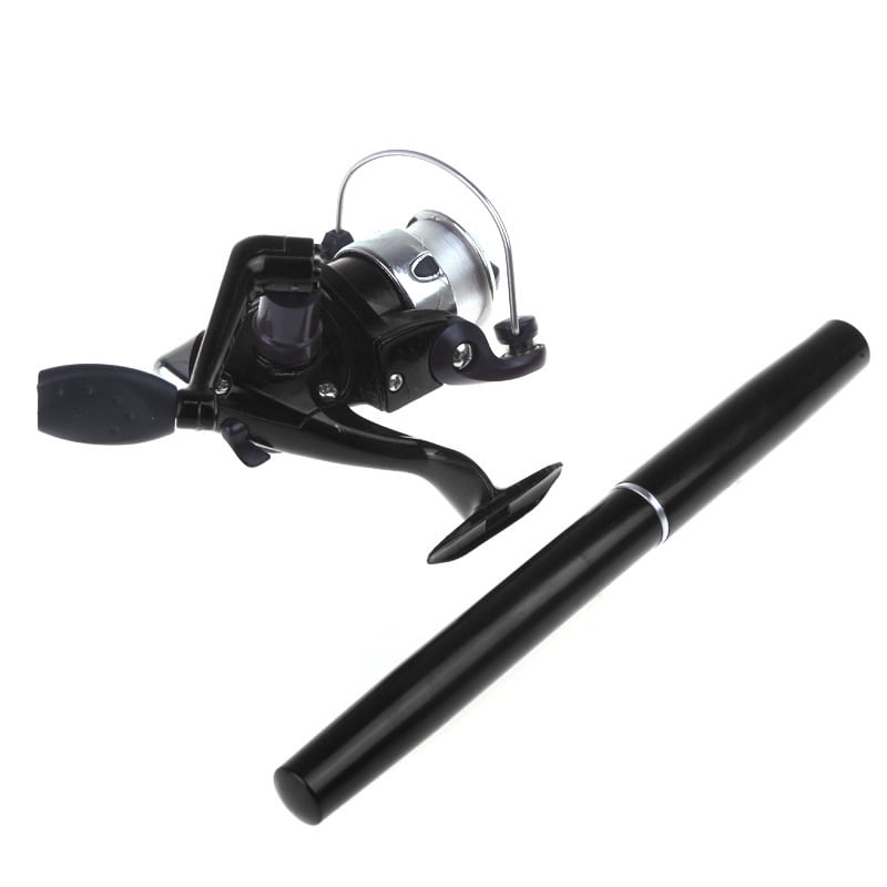 Portable Telescopic Mini Pocket Fishing Pen Fishing Pole Aluminum Alloy H7O2 