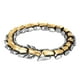 thumbnail image 3 of Pulsera de cadena de eslabones estilo punk hip-hop para hombre | Aleación de acero inoxidable chapada | Acabado elegante y resistente a la oxidación | Regalo ideal para fiestas y conciertos | Ac, 3 of 5