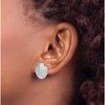 thumbnail image 3 of Sterling Silver Polished Large Scallop Shell Post Earrings (Width 16) (Length 16.5) - Jbsp, 3 of 5