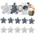 thumbnail image 2 of Kit Bolas Lavandería Con Copos Nieve 12 Uds. Limpieza Ropa Reutilizable Antibobinado, 2 of 7