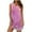 Pink, variant on qucoqpe Womens Summer Sleeveless Tank Dress V Neck Side Slit Gradient Color Sundress Casual Loose Vacation Mini Dress