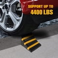 thumbnail image 4 of IFANLANDOR 1Pack Black Rubber Triangular Wheel Chocks for RV Tire Stabilization in Parking Lots, 4 of 8