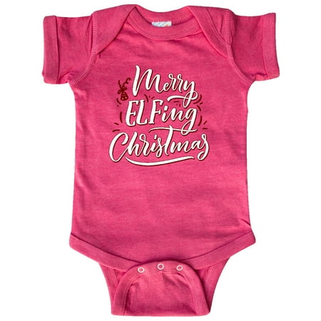 

Inktastic Merry Elfing Christmas Gift Baby Boy or Baby Girl Bodysuit