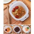 thumbnail image 2 of Portable Microwave Oven 900ml Rice Cooker Food Steamer Pot Pp Cookware Insulation Heating Bento Lunch Box, 2 of 16
